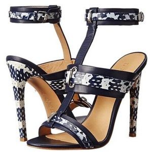 L.A.M.B. Black High Heel Sandals
